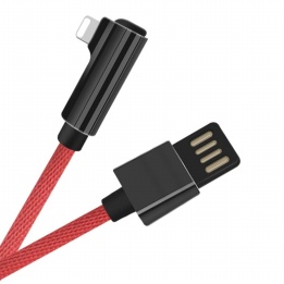 wholesale elbow design lightning cable with fast charging