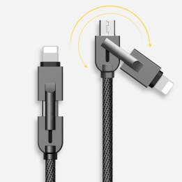 wholesale 2-in-1 cable for android & lightning with multi-function