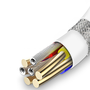 robusto & dispositivos seguros es un cable USB tipo C
