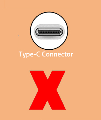 الأجهزة هي كبل USB من النوع C