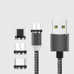 wholesale power magnetic data line 3-in-1 cable